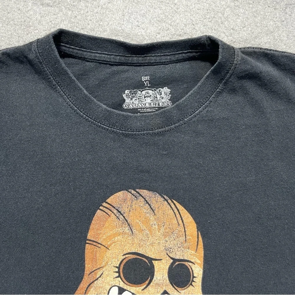 Calaveritas Chewbacca Cabo San Lucas Mexico T-Shirt Men’s XL Black Star Wars
